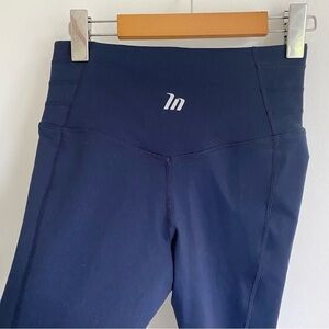 Muscle Nation Full Length V Wrap Leggings in Navy Blue • M Medium